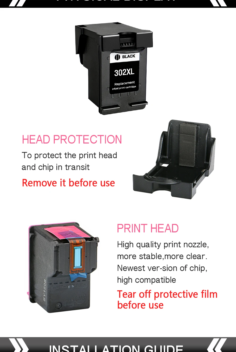 QSYRAINBOW совместимый Цвет для hp 302 XL чернильный картридж для hp Deskjet 2130 ENVY 4520 Officejet 4650 Deskjet 3630