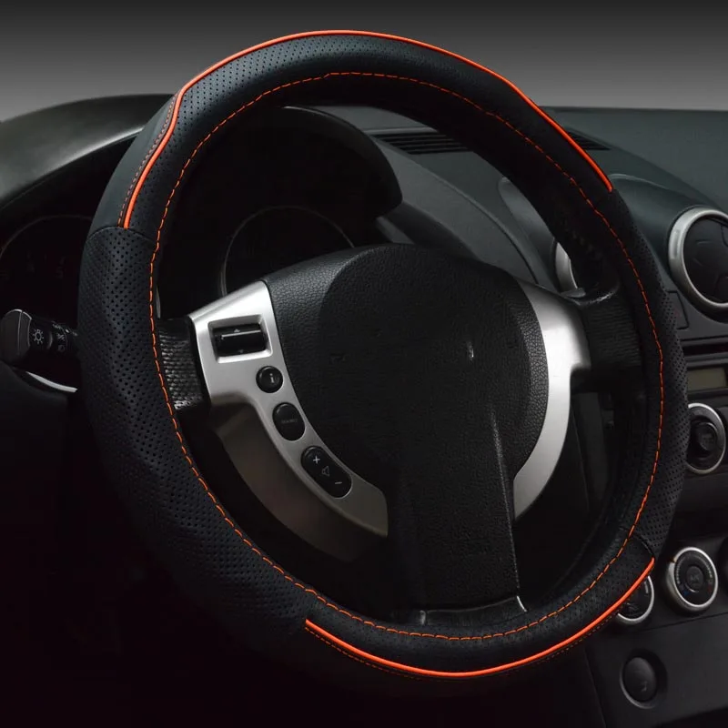Чехол для руля из натуральной кожи спортивные автомобильные чехлы на руль BMW