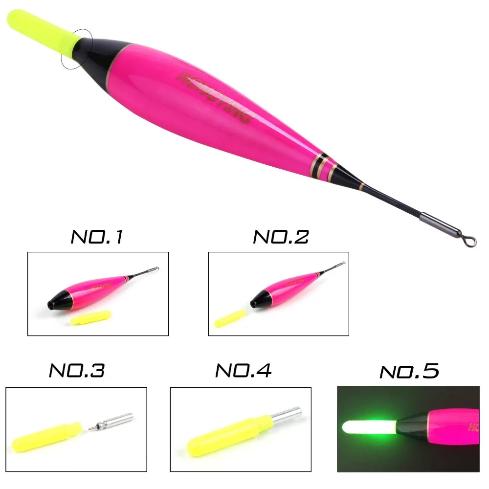 1 шт. светодиодный электронный поплавки световой рыбацкий поплавок с CR425 Батарея