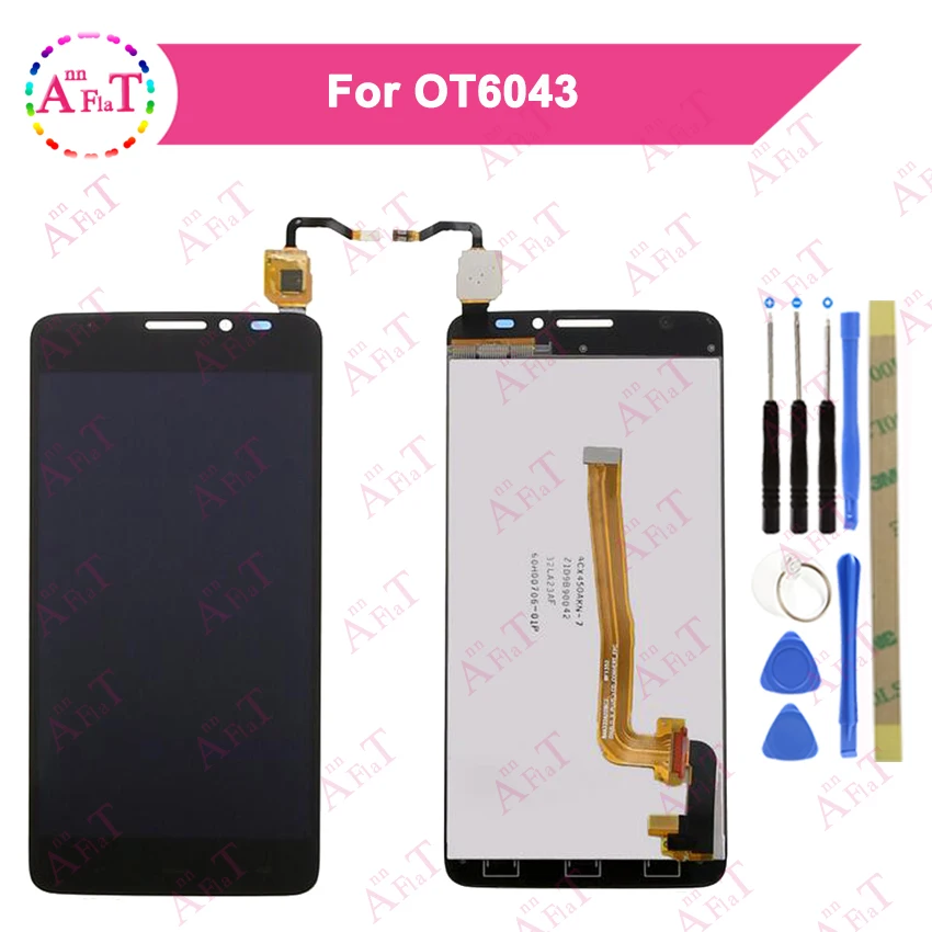 ЖК дисплей для Alcatel One Touch Idol X + OT6043 6043 6043D фотография Черный Белый Бесплатный
