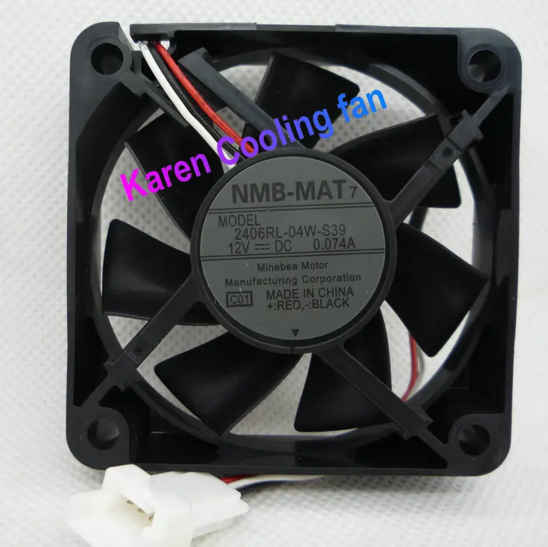Для NMB 6 см 2406RL 04W S39 6015 12 В 0.074A охлаждающий вентилятор hzdo 60*60*15 мм|cooling fan|cooling fan 12v12v