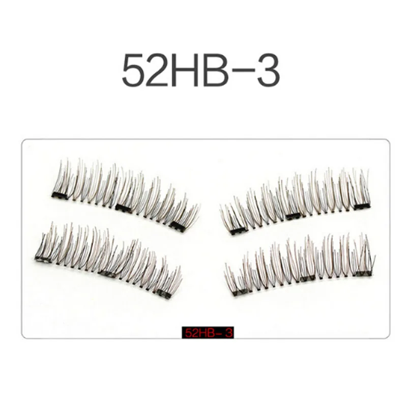 4 шт./1 пара магнитные накладные ресницы|false eyelashes|eyelashes naturalfalse eyelashes natural |
