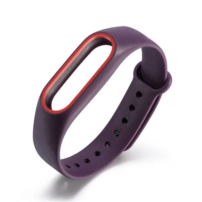 Силиконовый ремешок Mi Band 2 аксессуары для смарт-браслета Xiaomi цветной