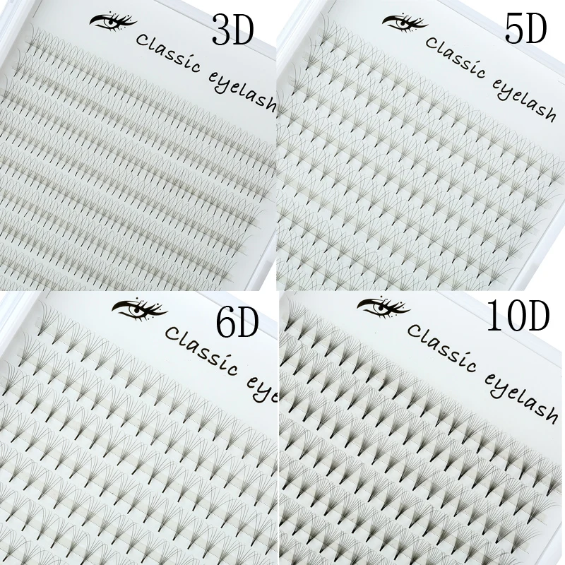 2020 новые большие емкости 3D 4D 5D 6D 7D 10D объемные Ресницы C D Curl Premade вентиляторы