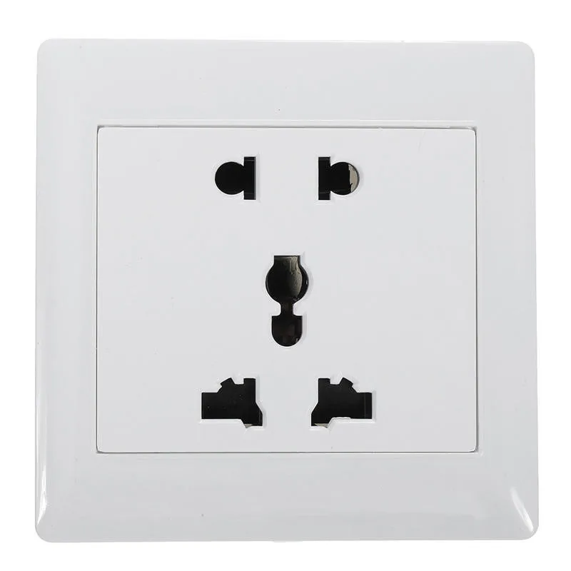 LEORY AC 110 250 V 10A двойной порт настенный адаптер разъема разъем 5 отверстий 2 способа