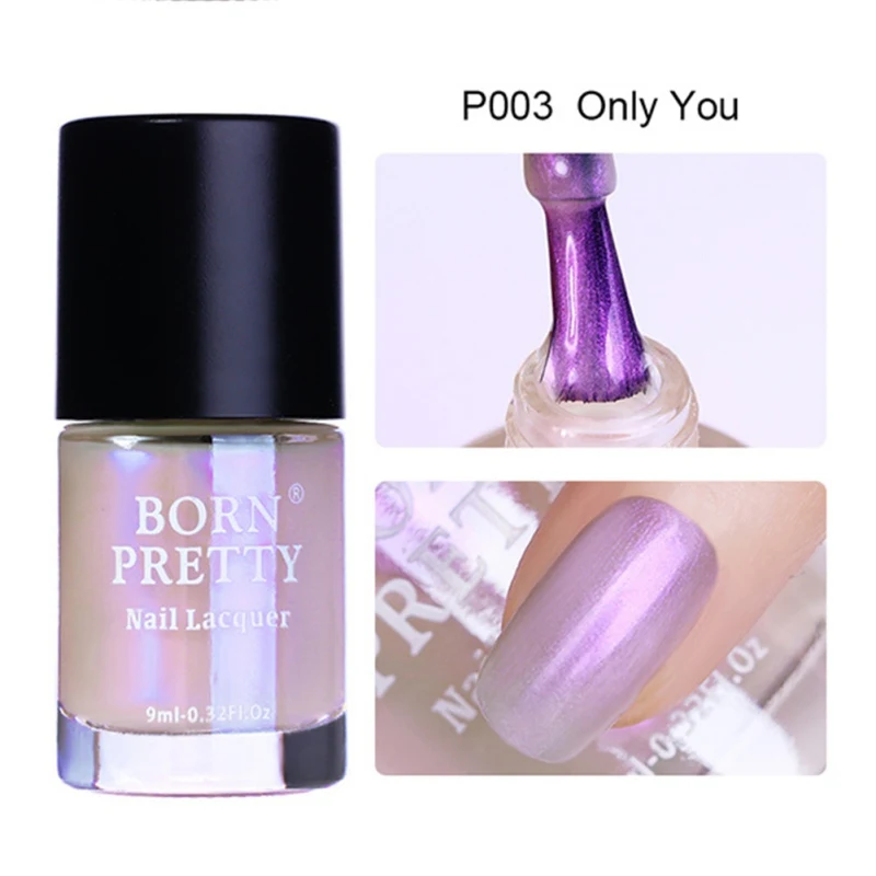 3 Женский модный лак с блеском для ногтей DIY Art Nail прозрачный мерцающий Блестящий лак для ногтей, маникюра 9 мл Горячий - Цвет: 3