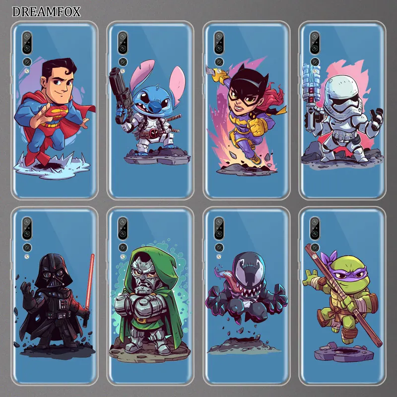 DREAMFOX N062 Горячая Звездные войны Мягкий ТПУ силиконовый чехол для huawei Коврики 20 8 9 10