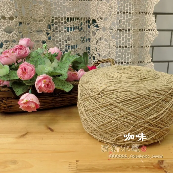 250 г свежий Лотос DIY ручной крючком крюк цветок размер Детские аксессуары Настольный коврик тканый с чистой хлопковой почвы - Цвет: Антикварная бронза