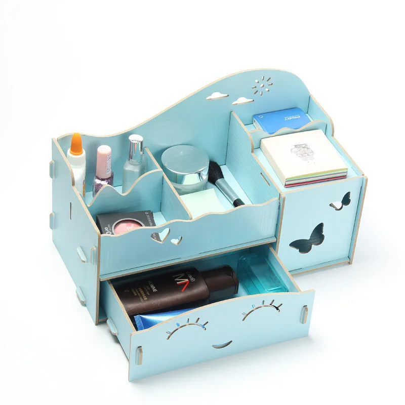 

Creative Desktop Sundries Storage Boxes Home Decor Cosmetics Jewelry Make up Stationery Storage Boxes