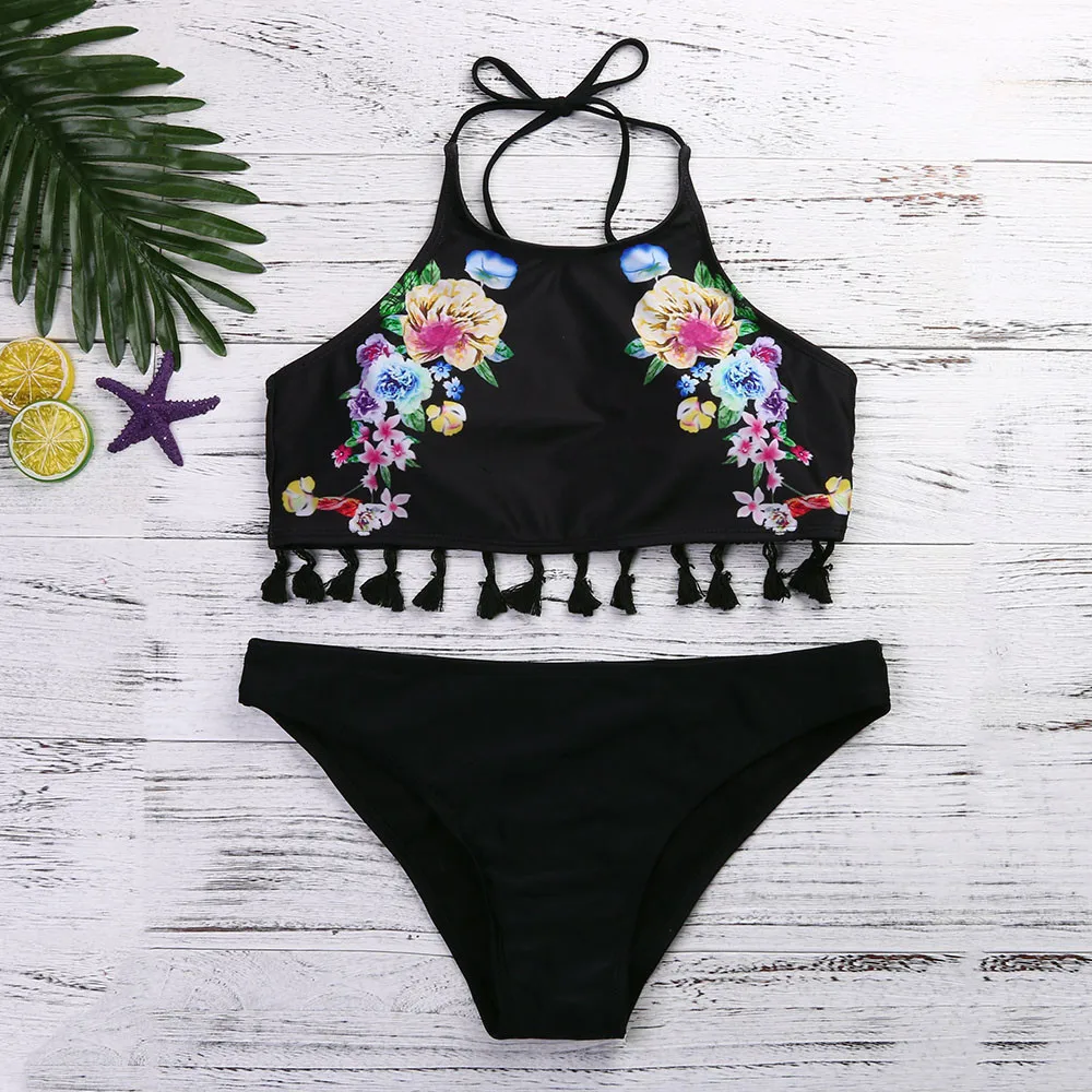 SAGACE дышащий Купальник Одежда для плавания женская бахрома Национальный стиль