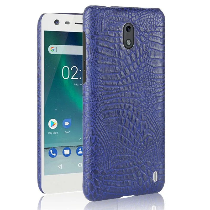 Для Nokia 2 Nokia2 чехол из крокодиловой кожи Жесткий ПК + искусственная кожа