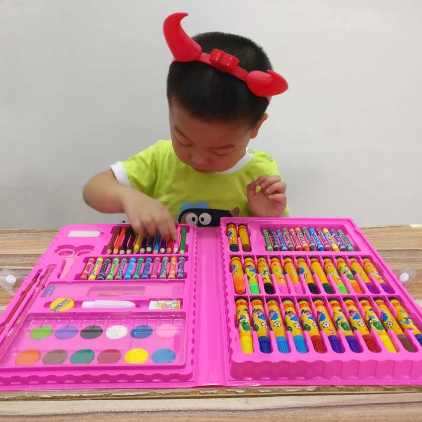 Набор для рисования мальчиков и девочек 42/86 шт.|kids drawing set|kids drawingart children |