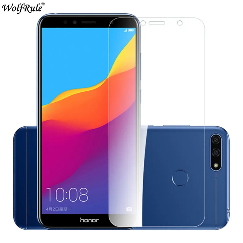 2 uds para vidrio Huawei Y5 Lite 2018 Protector de pantalla de vidrio templado para Huawei Y5 Lite 2018 pel&iacute;cula protectora del tel&eacute;fono-0