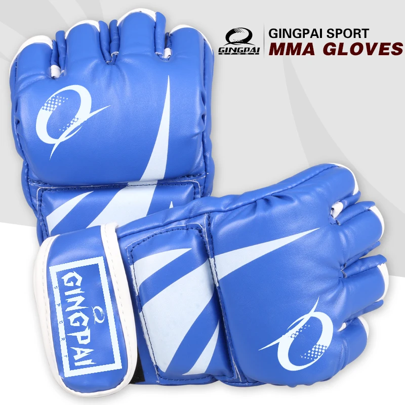 Новые боксерские перчатки ММА высокого качества Муай Тай Мужские красные PU для