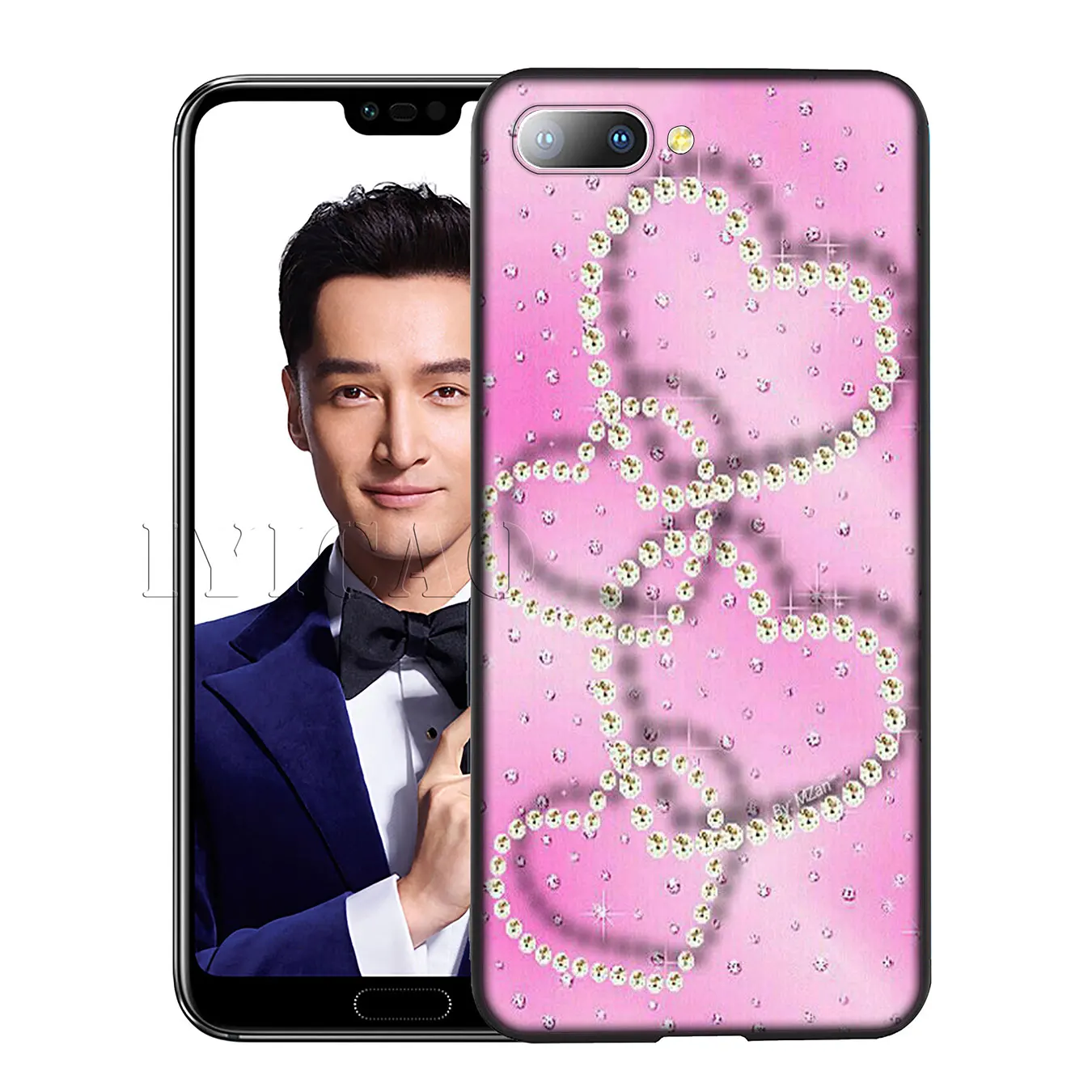 IYICAO Love cute Silicone Soft Case for Huawei Y7 Y6 Prime Y9 2018 Honor 8C 8X 8 9 10 Lite 6A 7C 7X 7A Pro |