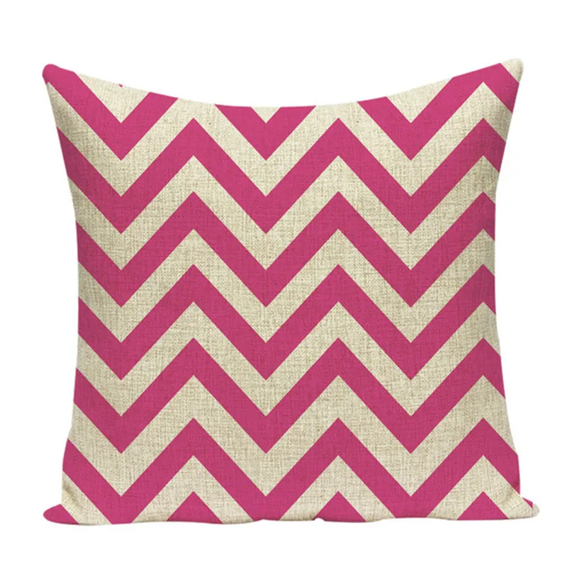 Striped Cushion Covers Geometric Decorative Pillow Case Sofa Throw Pillowcase Car Seat Accessories Home Textile Decor 45x45cm | Дом и сад