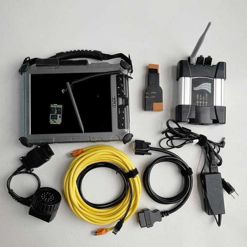 MB Star C4 Компактный 4 + Wifi Icom Next 1 ТБ Mini SSD Б/у планшет Xplore IX104 I7 4G для автоматического