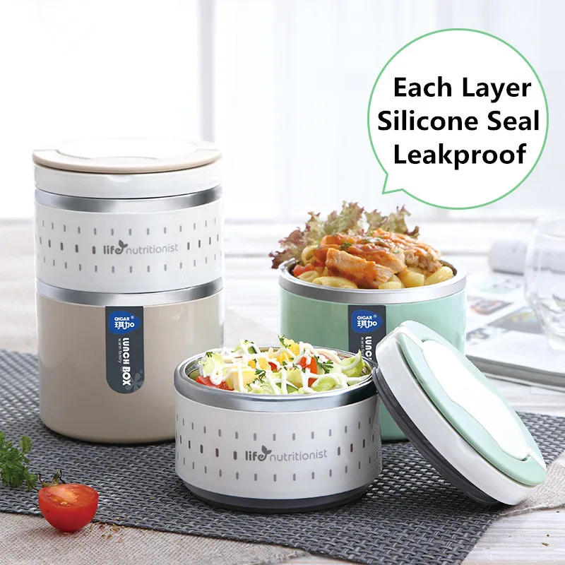 304 нержавеющая сталь Ланч бокс для детей герметичная теплоизоляция Bento коробка