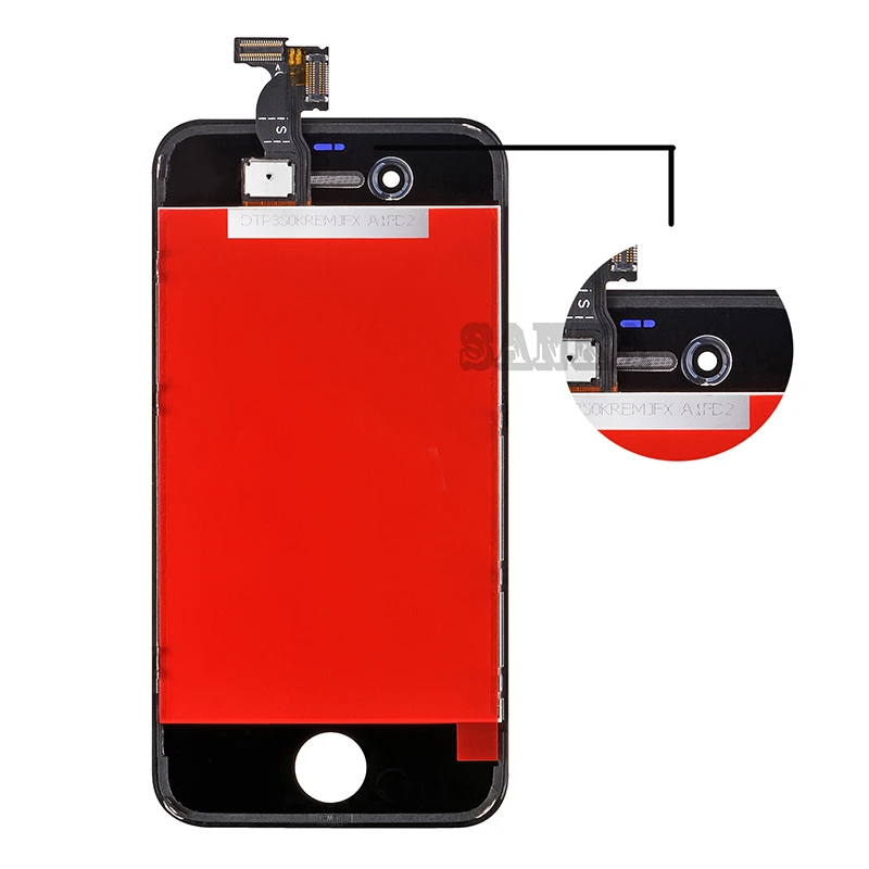 10 ШТ. Для iPhone 4 GSM A1332 Замена ЖК-Объектив Сенсорный Экран Дисплей в Сборе и Ремонт