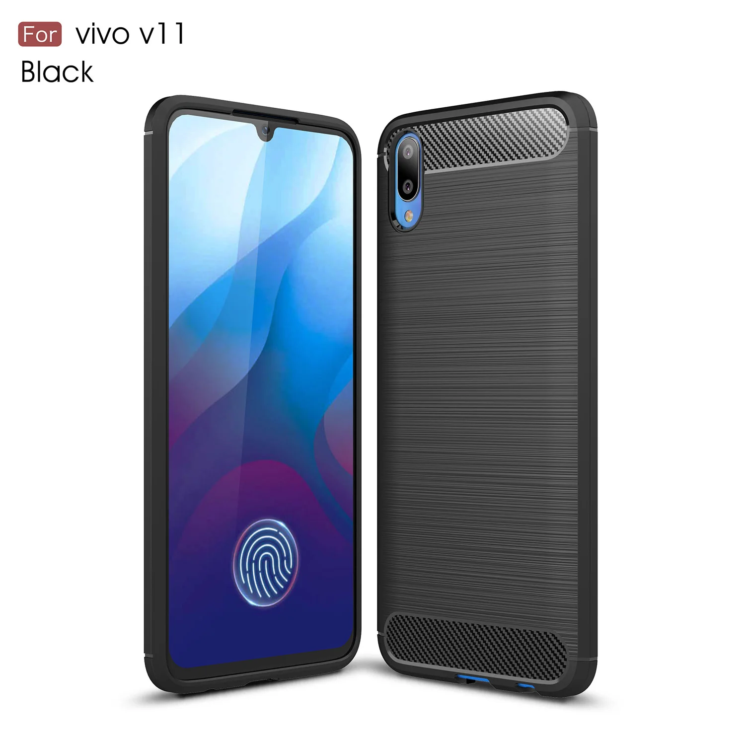 Guxinya силиконовый чехол для телефона s BBK Vivo V11 задняя крышка мягкий из углеродного