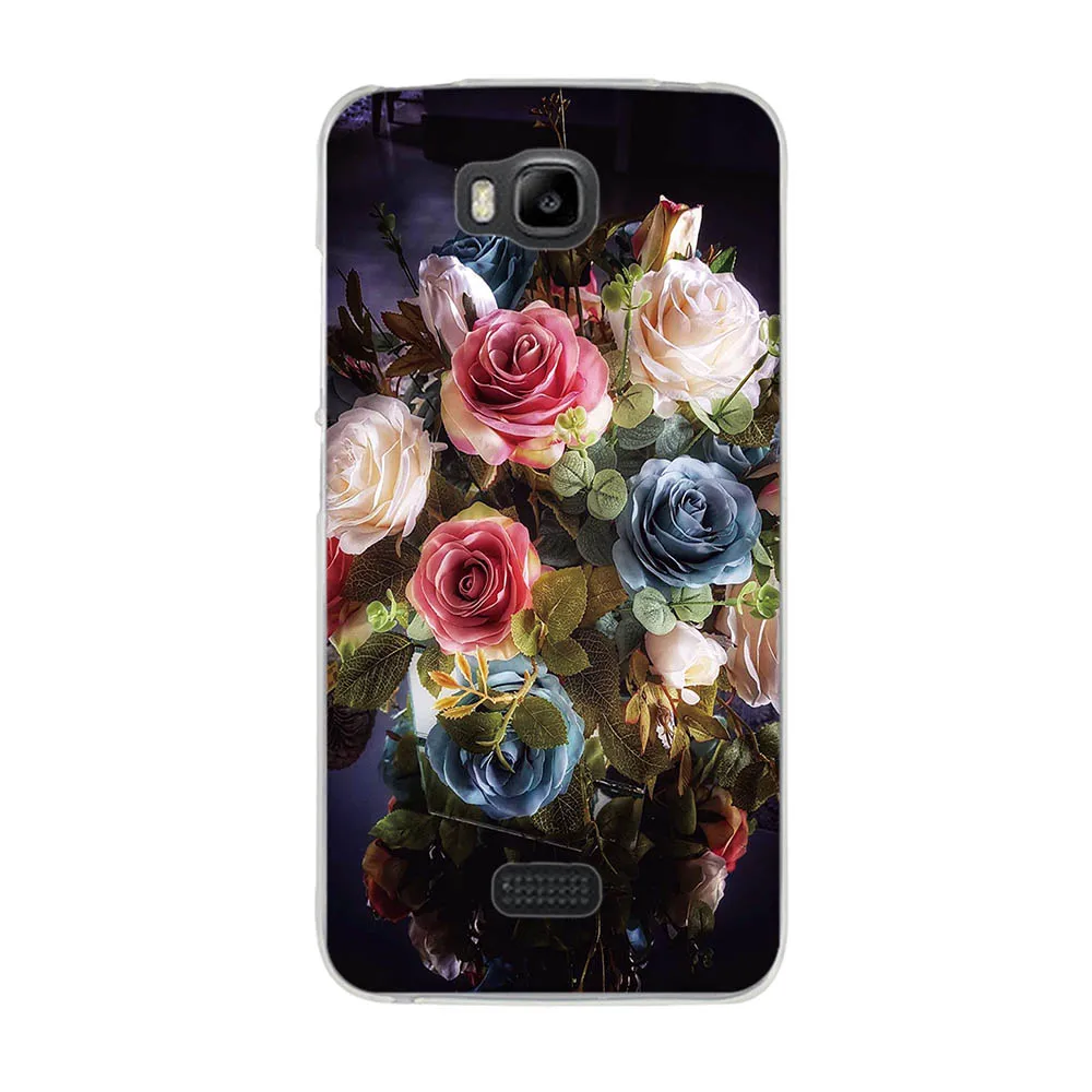 Чехлы для Huawei Y5C чехол из мягкого ТПУ Honor Bee Y541 с изображением животных Phon и