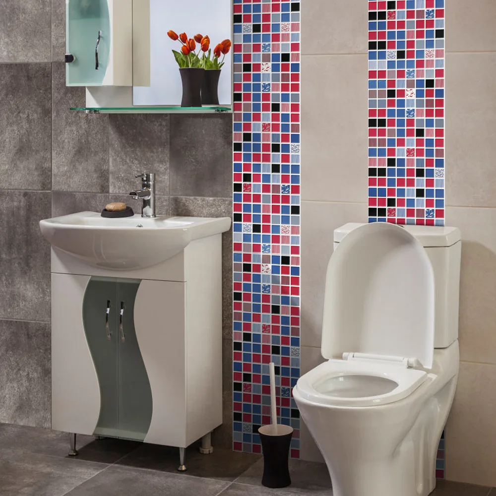 Самоклеящаяся настенная бумага стикер в скандинавском стиле для плитки кухни