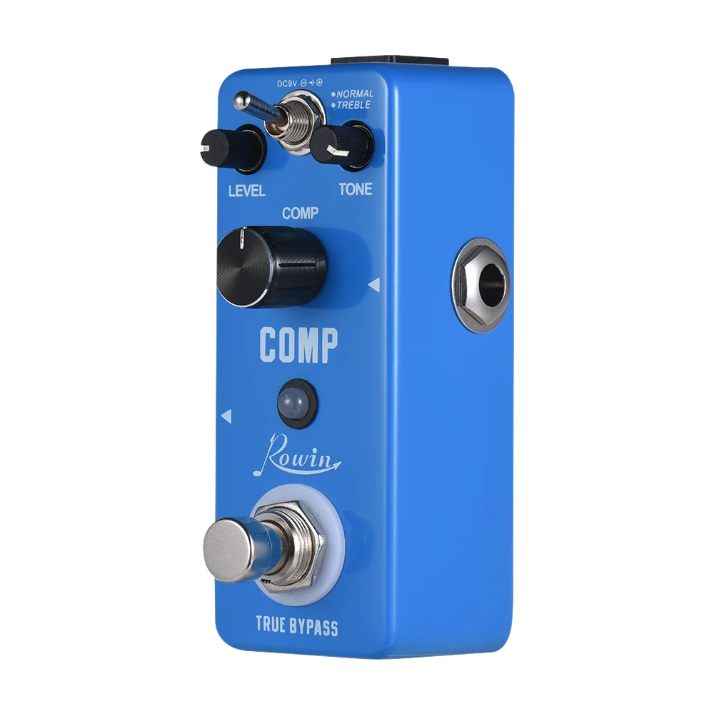 Rowin LEF 333 педаль для гитары COMP Compressor Compress из алюминиевого сплава|Детали и