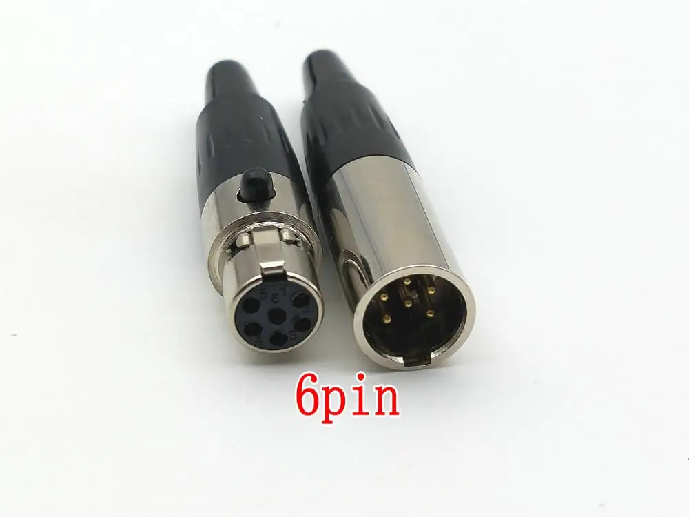 100 шт. XLR 3 контактный 4 5 6 штекер/гнездовой разъем переходник оптовая