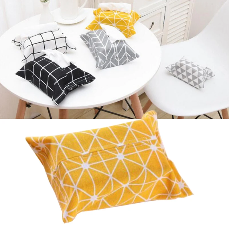 2019 New Cartoon Cloth Table Decoration Home Car Storage Tissue Case Box Container Towel Napkin Papers BAG Holder BOX Pouch | Дом и сад