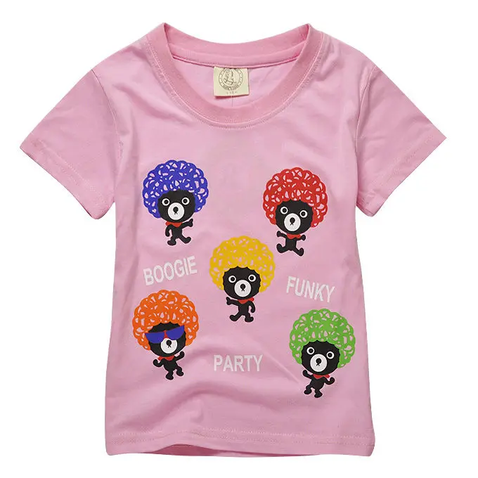 wholesale 6 pcs/lot 2013 summer baby new boys cartoon printed t shirts for girlsT-shirts cotton children's t-shirt free shipping | Мать и