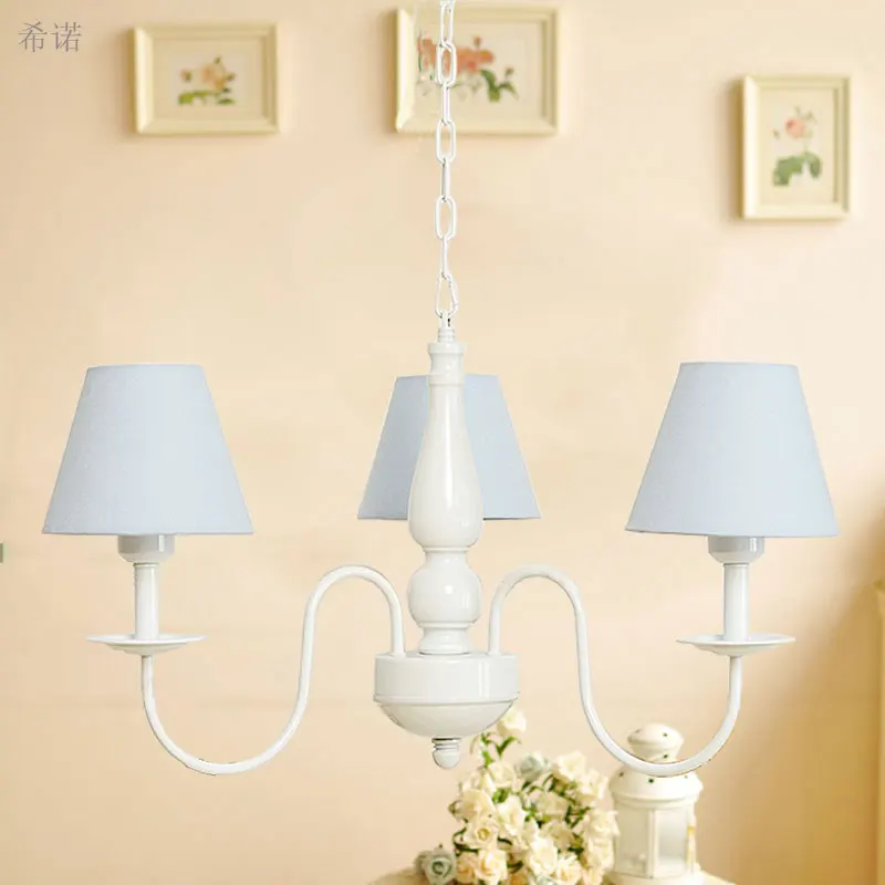 Люстра для детской кровати гостиной в европейском стиле 90 260 В E27 с абажуром|chandelier