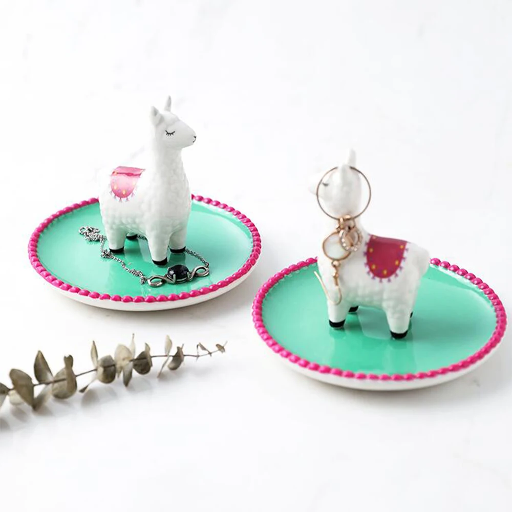 Лоток для хранения ювелирных изделий из керамики в скандинавском стиле