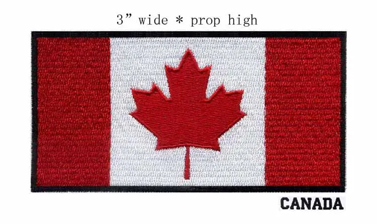 Пластыри с флагом для вышивки 3 &quot в наличии красного цвета