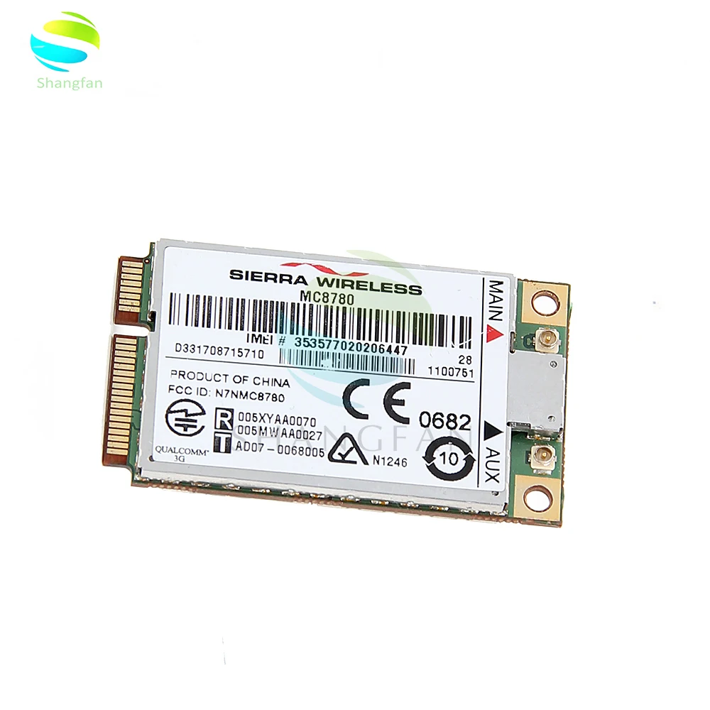 Сьерра Беспроводной Mc8781 mc8780 Umts Hsdpa 14 4 МБ/с. Mini Pci e карта Pcie 3g с функцией модема (с Gps