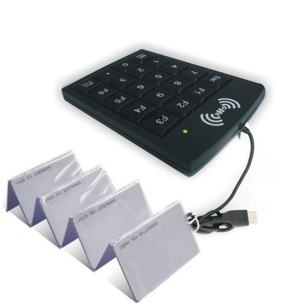 R-01 125 кГц RFID считыватель и 20 цифровая клавиша/USB порт/8/10 бит Выход Настройка
