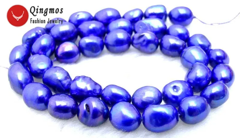 Qingmos натуральные красные бусины барочного жемчуга для изготовления ювелирных