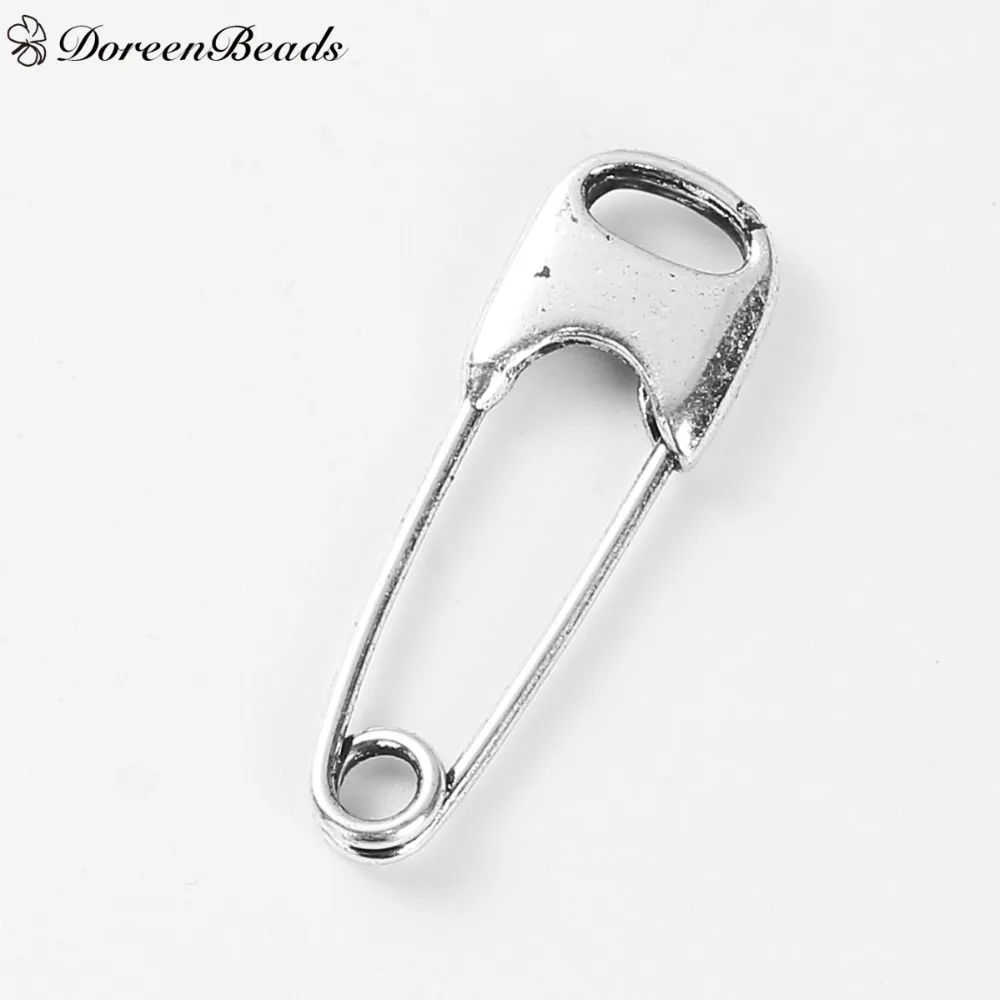 DoreenBeads 2 шт цинковый сплав значки Броши античная серебряная одежда украшение одежды
