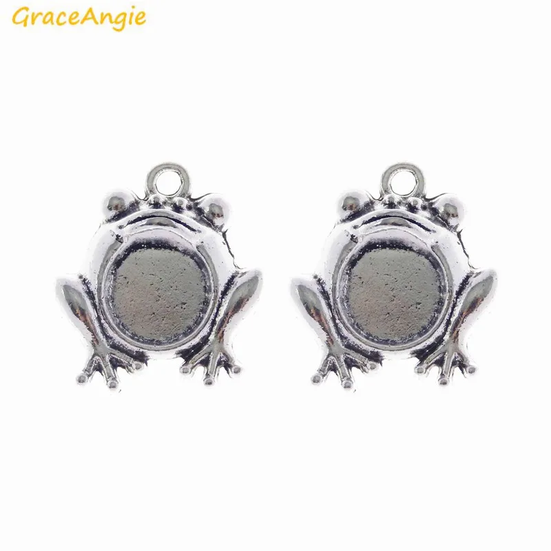 Изящная металлическая мини подвеска GraceAngie тибетского цвета с подвеской в виде