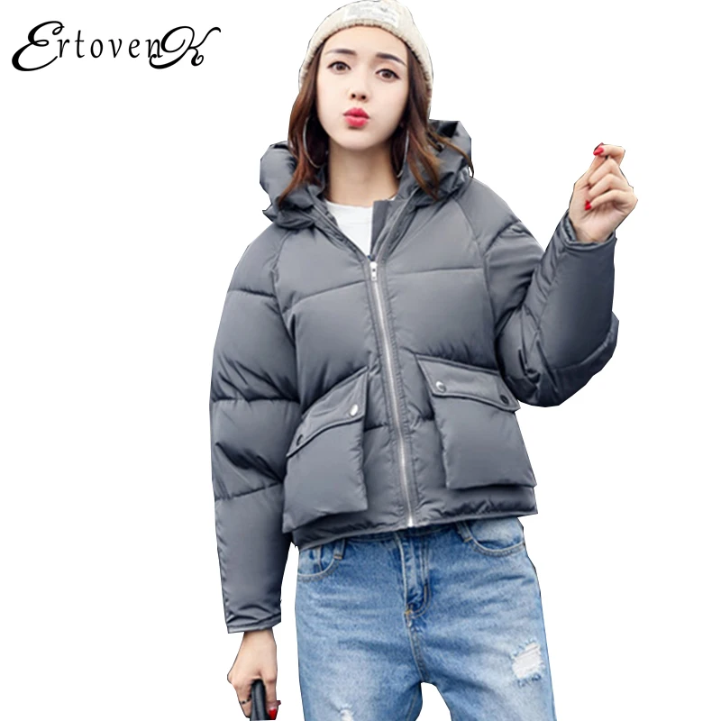 Short section Women Clothing 2017New Winter Cotton Coats Long-sleeved Large-size Outerwear Elegant Top Comfortable Jacket LH061 | Женская
