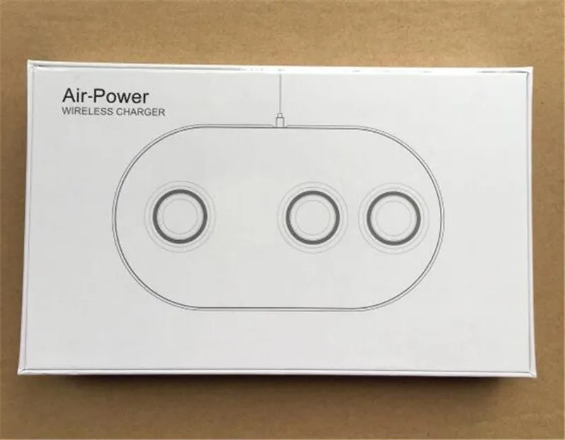 Три в одном Беспроводное зарядное устройство для AirPower apple watch быстро заряжает 5 в 2 а для iPhone 8 iPhone X xr xsmax беспроводной передатчик