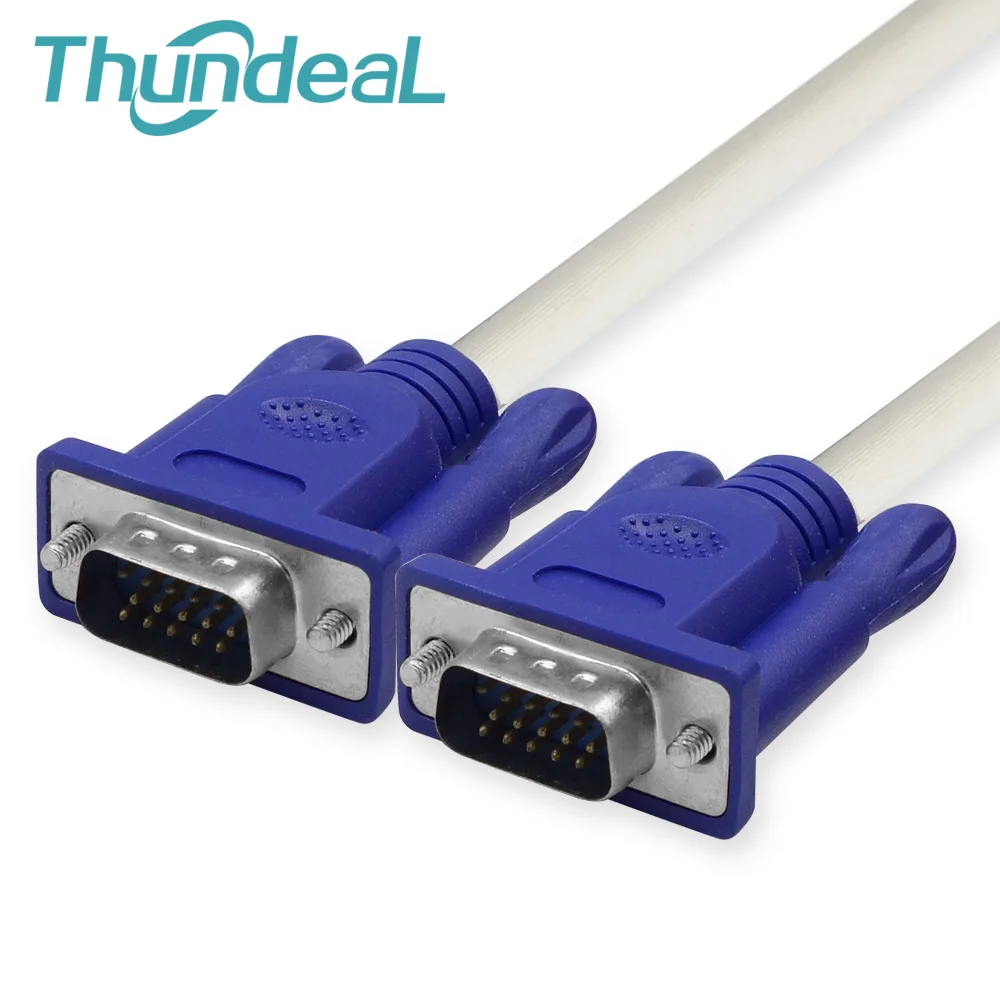 Кабель папа-папа 1 5 м 3 для мониторов HD TV Box ПК DVD-плееров проекторов ThundeaL 15