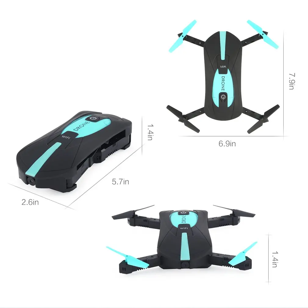 JY018 дрона с дистанционным управлением 2 4 ГГц 6 Axis Gyro Wifi FPV Камера складной Дрон для