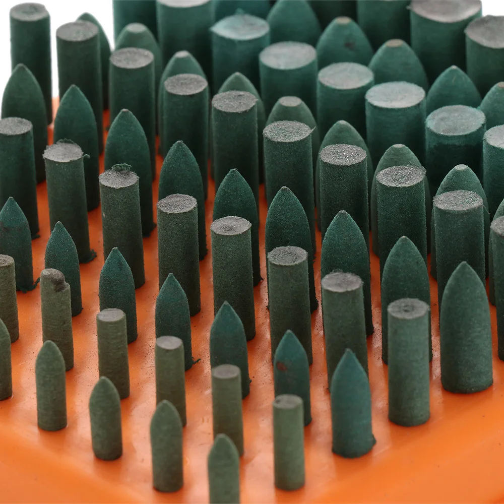 100 шт. абразивные камни для полировки металлических шлифовальных головок