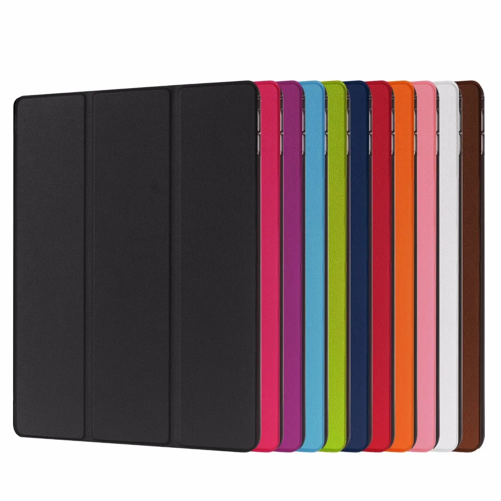 3в1 ультратонкий Магнитный чехол книжка с подставкой кожаный умным рукавом +