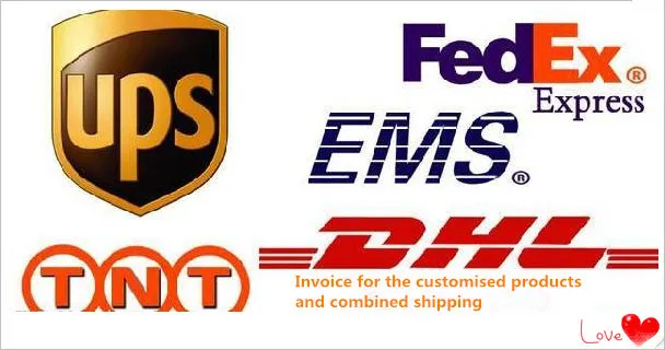 Invoice for the customised proucts not online and combined shipping cost |