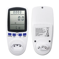 br plug digital power meter wattmeter energy meter voltage power watt analyzer electricity consumption outlet socket