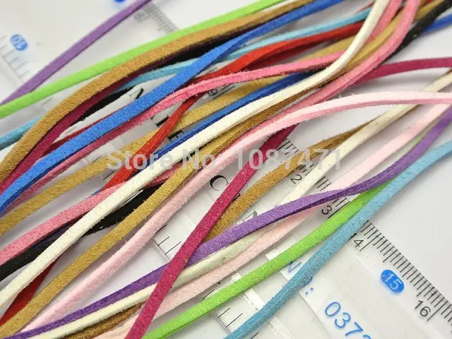 20 метров кожаный шнур из искусственной замши 3 мм | Дом и сад