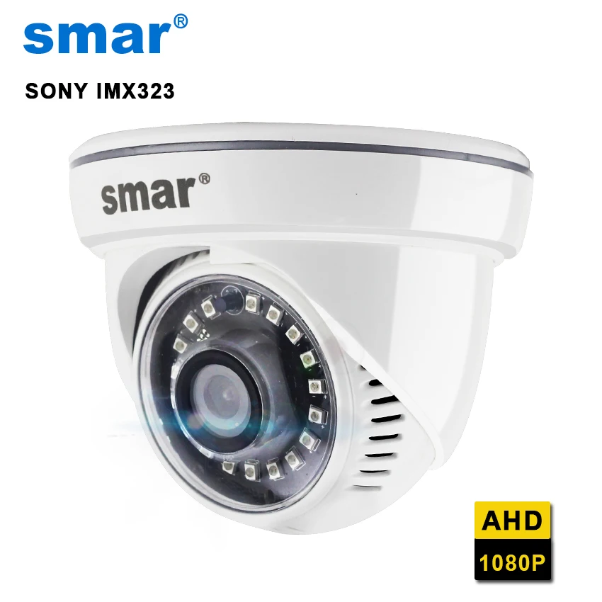 Smar Sony IMX323 CMOS 18 Nano IR LEDS HD 1080P аналоговая купольная камера высокого разрешения