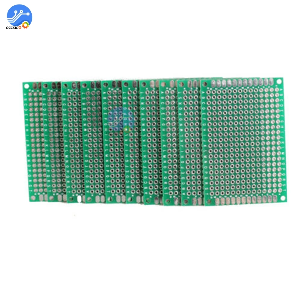 10 шт. 4x6 см 40x60 мм универсальная печатная плата для Arduino FR4 опытная разработка