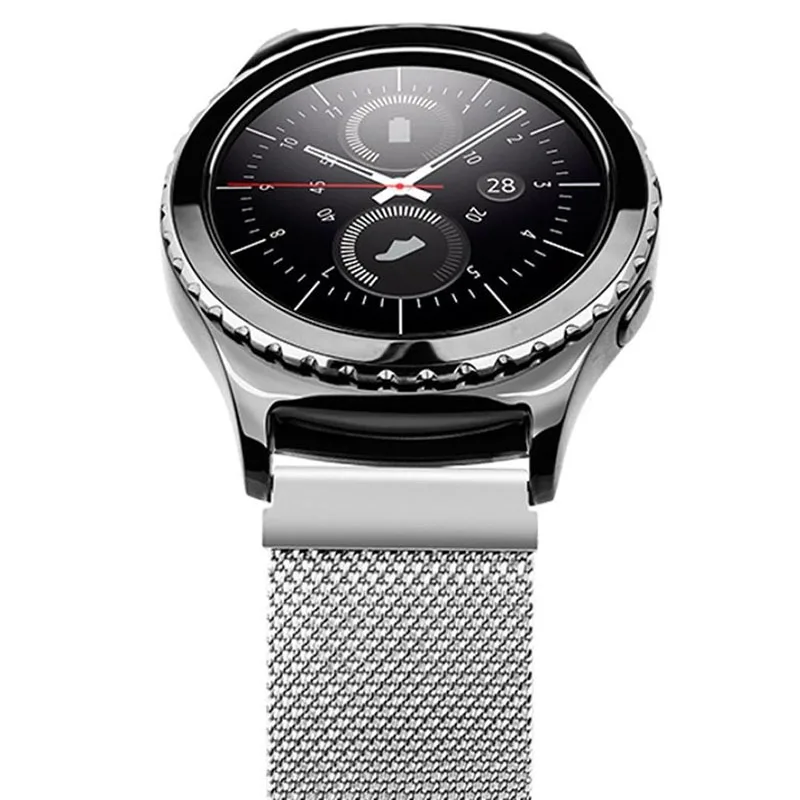 20 мм Миланский сменный Браслет для Samsung Gear S2 Смарт-часы Galaxy часы Active /42 ремешок